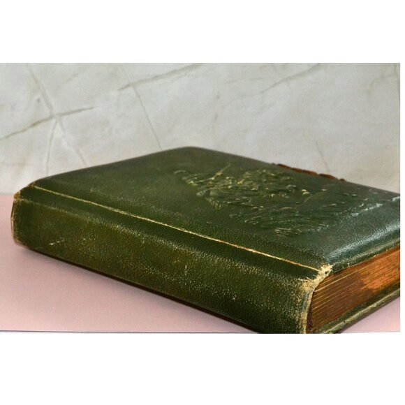 Victorian Photo Album With Antique Photogaphs Embossed Cover & Ornate Clasp” - Picture 5 of 14